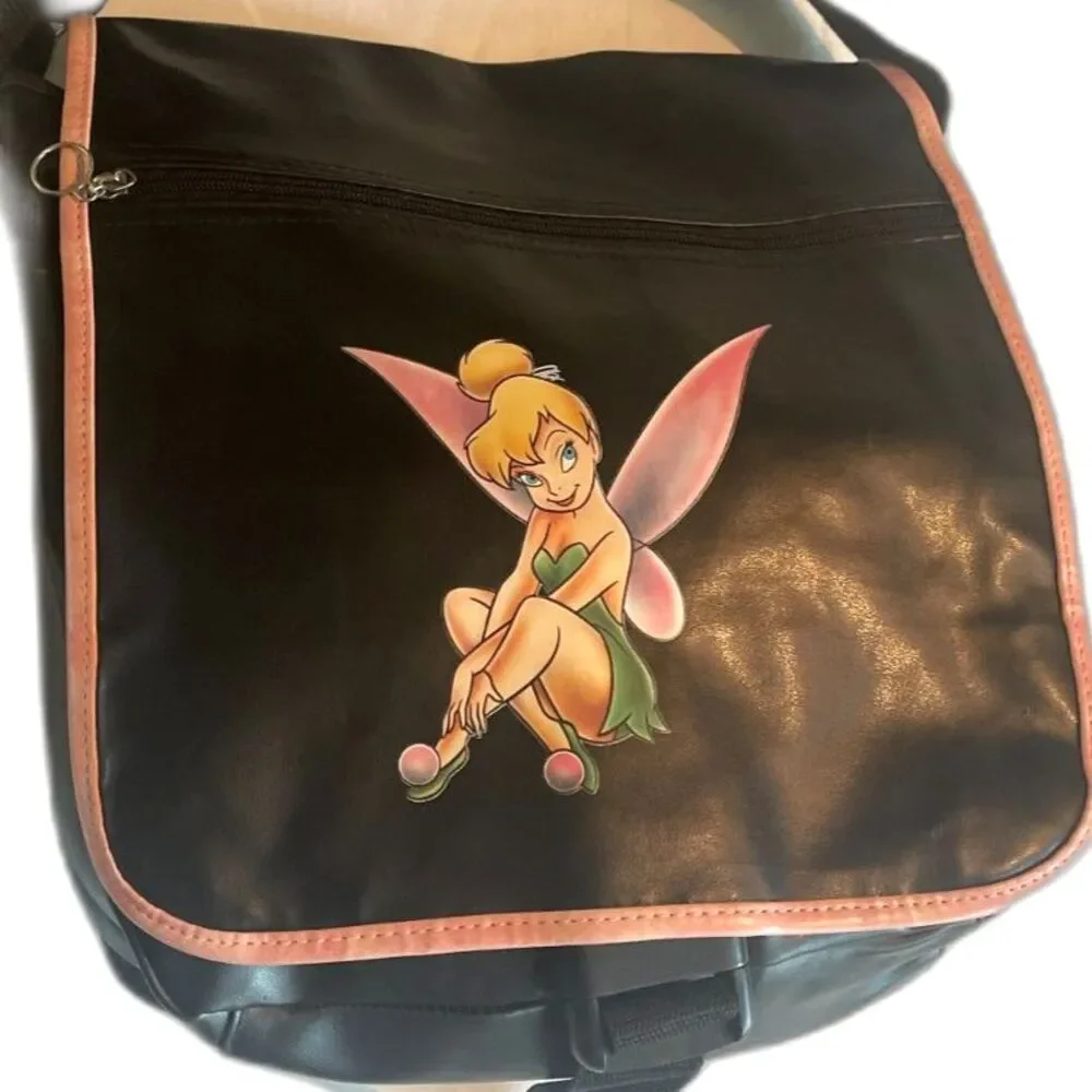 Tinkerbell Messenger Bag Excellent Tinker Bell Pink And Black Purse Shoulder Bag